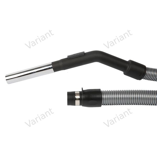ELFLEX 32mm silver vacuum hose 7,5m + bent end 32mm plastic/chrome + cv cuff