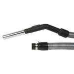 ELFLEX 32mm silver vacuum hose 7,5m + bent end 32mm plastic/chrome + cv cuff