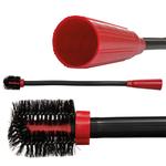 Flexi-clean - 30/37mm - universal - brush - red/black