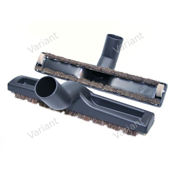 Brush floor tool - 35mm 30cm - 2 wheels - horsehair