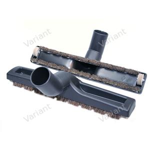 Brush floor tool - 35mm 30cm - 2 wheels - horsehair