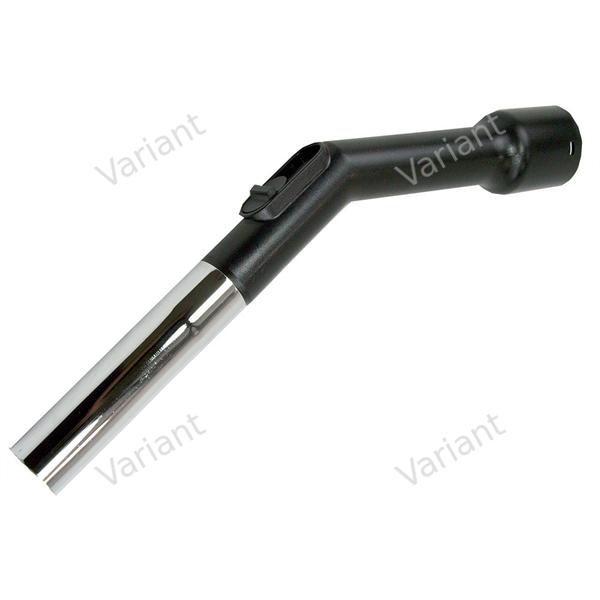 Bent end - 32mm 13cm - chrome tube - Plastiflex