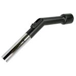 Bent end - 32mm 13cm - chrome tube - Plastiflex