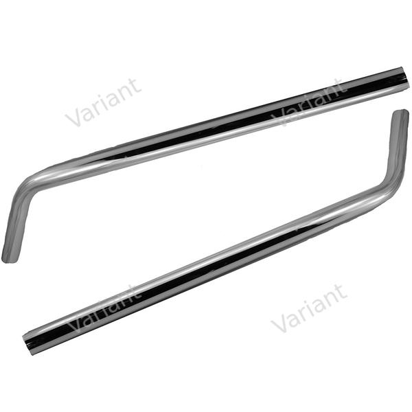 Tube - bent - 50mm 130cm - chrome