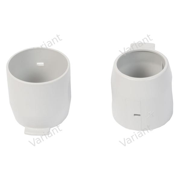 Connector replacement - Outercasing - Lectriflex - Grey - Central Vac - 35mm  - 1 3/8