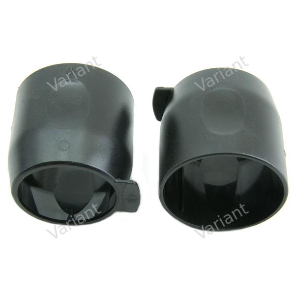 Connector replacement - Outercasing - Lectriflex - Black - Central Vac - 35mm  - 1 3/8