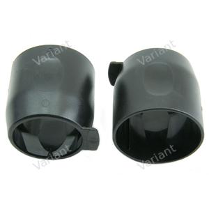 Connector replacement - Outercasing - Lectriflex - Black - Central Vac - 35mm  - 1 3/8