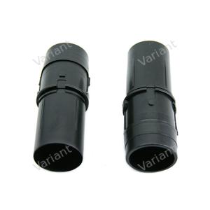 Connector Replacement - Tube - Lectriflex - Black - Central Vac - 35mm - 1 3/8