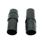 Connector Replacement - Tube - Lectriflex - Black - Central Vac - 35mm - 1 3/8