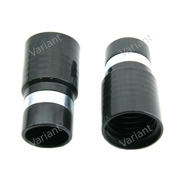 Screw cuff - 32mm - metal ring - 32mm - black