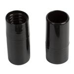 Screw cuff - 32/38mm - black - universal