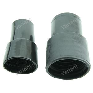 Screw cuff - 38/51mm - 2-piece - black