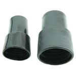 Screw cuff - 38/51mm - 2-piece - black