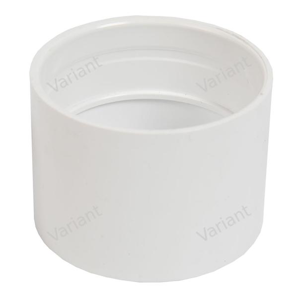 Coupler - stop edge - white - Central Vac