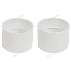 Coupler - stop edge - white - Central Vac