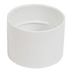 Coupler - stop edge - white - Central Vac