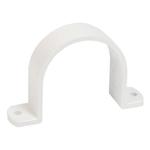 Mounting bracket - tube 2" - white - Central Vac