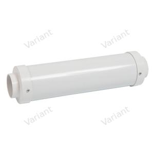 Exhaust muffler - white - Central vac - Plastiflex