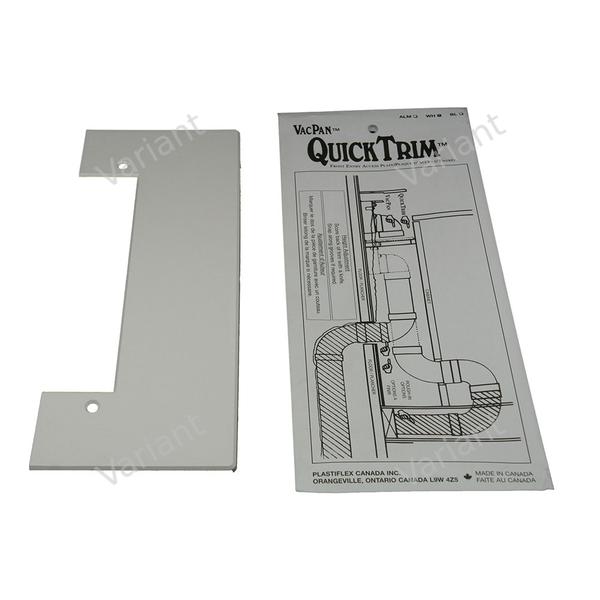 Trimplate - Vacpan - white - Central Vac