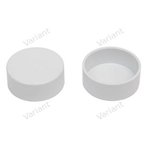 Tube end - 2" - white - Central Vac