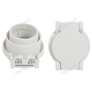 Utility valve - round - white - Central Vac