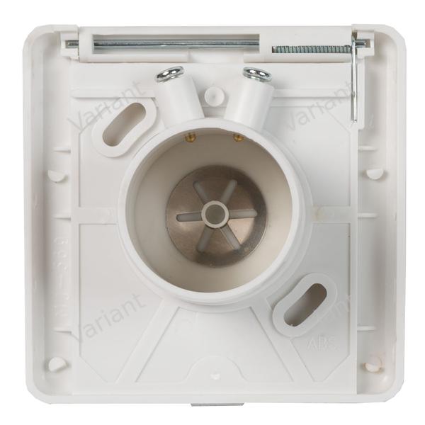 Inlet valve - square cap - white - Central Vac