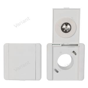 Inlet valve - square cap - white - Central Vac