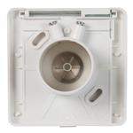 Inlet valve - square cap - white - Central Vac