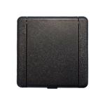 Inlet valve - square cap - black - Central Vac