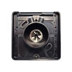 Inlet valve - square cap - black - Central Vac