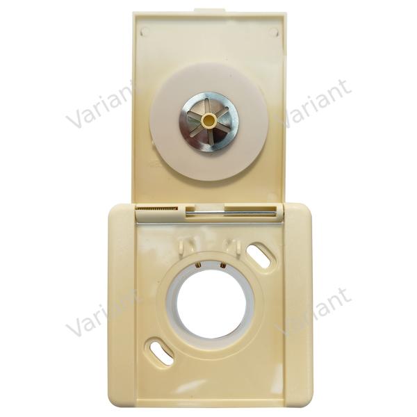 Inlet valve - square cap - beige - Central Vac