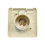Inlet valve - square cap - beige - Central Vac