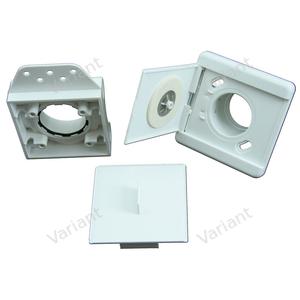 Inlet valve - square cap/montage plate/plaster plate - Central Vac