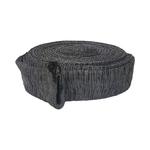Hose protection cover - 9,6m - Central Vac - anthracite (lace on both sides)