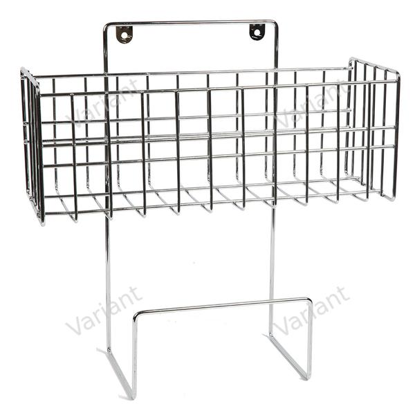 Accessories hanging basket - hose holder - chrome
