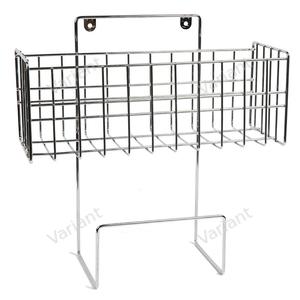 Accessories hanging basket - hose holder - chrome