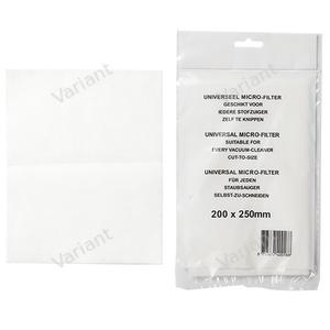 Microfiber - filter - cut to size - 250x 200mm 2mm - universal