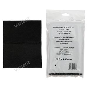 Microfiber - filter - cut to size - 250x 200mm 4mm - universal