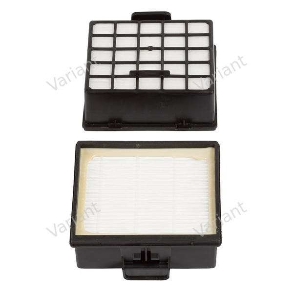 Filtre plissé plat - Bosch/Siemens Proparquet/Synchropower - HEPA - poly-sac