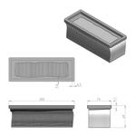 Filtre plissé plat - Kärcher K 2501/2701/3001 - boîte