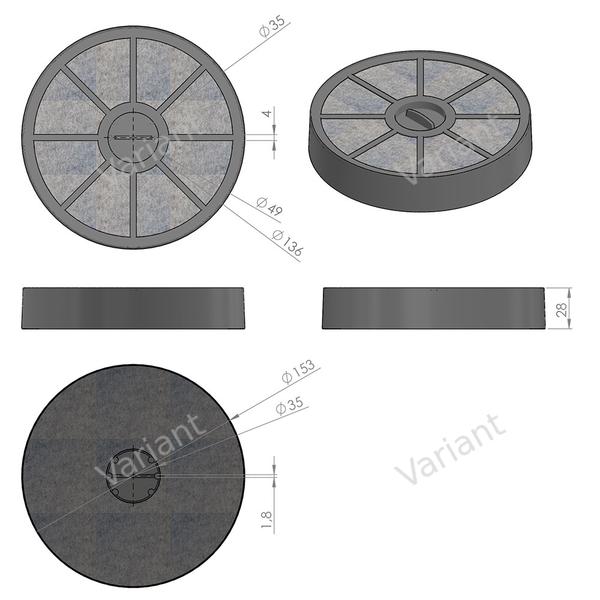 Filtre - Dyson DC-05/08/08T/14/15