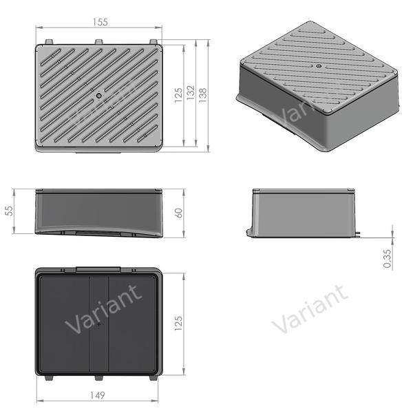 Filtre plissé plat - Vorwerk VT 251/252 - poly-sac