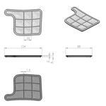 Filtre moteur - Vorwerk VK 135/136 - poly-sac