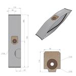 Microfiber - vacuum bags - Electrolux, Nilfisk - polybag