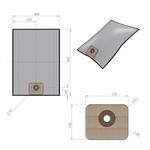 Microfiber - vacuum bags - Nilfisk - polybag