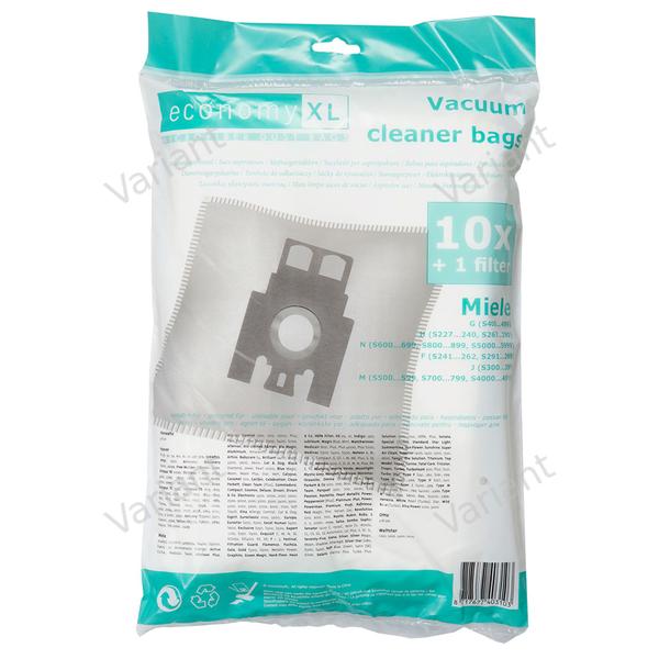 Economy XL - Microfiber - vacuum bags - Miele, Otto, Weltstar - polybag
