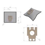 Economy XL - Microfiber - vacuum bags - Miele, Otto, Weltstar - polybag