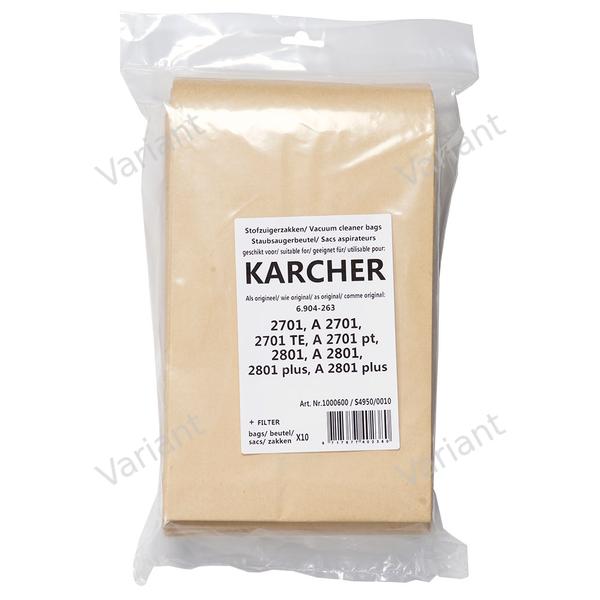 Paper - vacuum bags - Kärcher - polybag